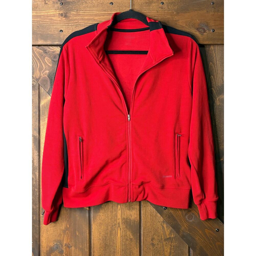 Vintage Russel Athletics women’s medium red track jacket
